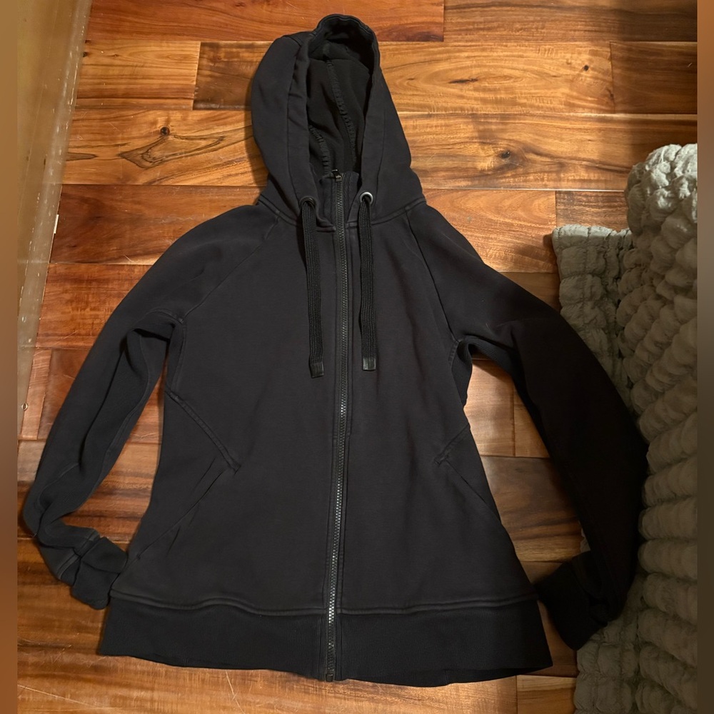 Athleta‎ Black Full Zip Hoodie Women’s Medium Athletic Jacket
